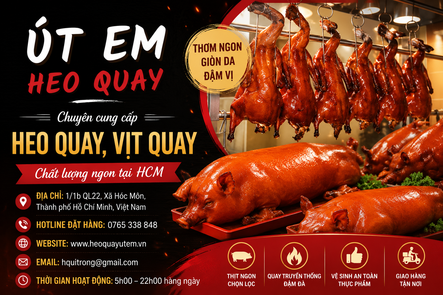 cung cấp heo quay tại HCM